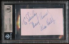 Alan Hale Jr. signed autograph 2x3 cut Actor The Skipper BAS Slabbed picture