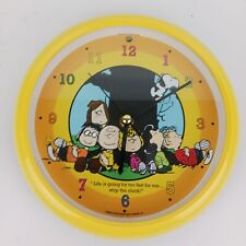 2010 Multicolor Peanuts Gang  Linus And Lucy Song Sound Clock Round Shape picture