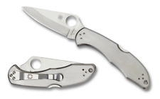 Spyderco Knives Delica 4 Lockback Satin Steel VG-10 Stainless Pocket Knife C11P picture