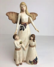 Simple Spirits 12” Guardian Angel 41012 Pavilion Gift Company Painted Porcelain picture