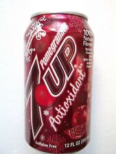 7 UP POMEGRANATE ANTIOXIDANT 2011 USA empty can top opened 355ml picture