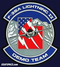 USAF F-35 LIGHTNING II DEMONSTRATION TEAM-388 FW Hill AFB-ORIGINAL PVC VEL PATCH picture