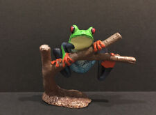 Colorata Kaiyodo RED-EYED Tree Frog Toad PVC Animal Figure picture