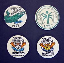4 LARGE SPECIAL OLYMPICS PINS FROM LOUISIANA - Baton Rouge, Alligator, Tiger  picture