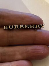 genuine Burberry London BROOCH PIN  Badge gold Tone metal UK rare , collectible picture