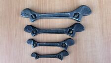 Vintage Double Head Crescent Tool Co Adjustable Wrench Set 4”to 12” Jamestown NY picture