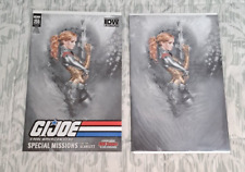 G.I. JOE #255 VIRGIN VARIANT COVER SET NATALI SANDERS 2018 NYCC EXCLUSIVE IDW NM picture