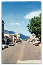 1963 Downtown Business District Bank Ampex Cars Boulder Colorado CO Postcard picture
