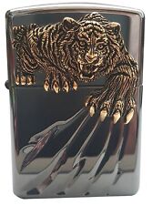 Zippo Lighter Tiger Claw BK Genuine Windproof  6 Flints New in Box picture
