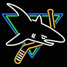 New San Jose Sharks Logo Lamp Neon Light Sign 20