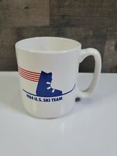 1984 MAXWELL HOUSE U.S. OLYMPICS SKI TEAM MUG  COFFEE CUP  VINTAGE picture