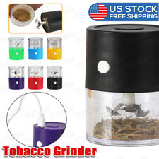 USB Rechargeable Portable Electric Auto Herb Tobacco Grinder Crusher Machine USA picture