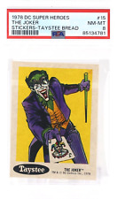 1978 Taystee Bread Stickers THE JOKER #15 PSA 8 picture