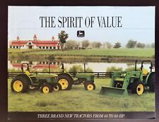 1990s John Deere Tractors Sales Brochure 5400 Advertising Catalog. Wall Art picture