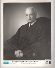 Harold H. Burton Signed Photo 1958 / Supreme Court Justice / Autographed picture