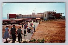 Marineland CA-California, Busy Entrance to Oceanarium, Vintage c1955 Postcard picture