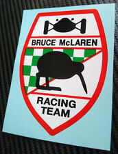 BRUCE MCLAREN RACING TEAM • Vintage Style Sticker • Decal   picture