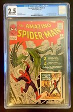 AMAZING SPIDER-MAN #2 CGC 2.5 1963 Marvel Silver Age Key  1st appearance Vulture picture