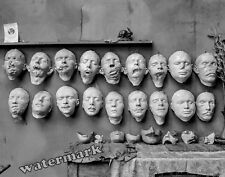 Photograph WWI Soldiers Wounded Mutilated Face Molds by Ladd  Year 1918   8x10 picture