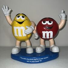 Vintage M&M Dual Character Candy Dispenser, Dispenses Both Regular & Peanut-USED picture