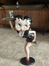 Extremely Rare Betty Boop Sexy Waitress in Black Dress Big Figurine Statue picture