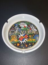 Las Vegas Famous Casino's RSA Vtg Porcelain Pictorial Ash Tray Unused picture