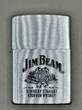 Vintage 2001 Jim Beam Label Chrome Zippo Lighter picture