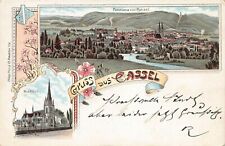 Greetings from Cassel, Germany, Early Postcard, Circa 1900-1905, Unused picture