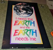 General Motors - I need the Earth climate change Poster 1990 USA Promo Dealer picture