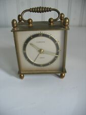 Vintage Europa 7 Jewels Travel Alarm Clock Carriage Style *working* Germany picture