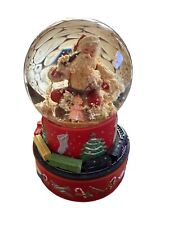 Snow Globe Coca Cola Musical Santa Moving Train Like To Teach World To Sing 1971 picture