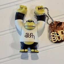 Sun Bum Sonny Keychain Lucky Beach Bum Figure Vinyl Ape Hanging Adjustable Arms picture