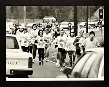 1988 Charlotte Observer Marathon Runners Traffic Quail Hollow VTG Press Photo NC picture