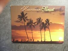 Memories Of Hawaii Hawaiian Sunset Postcard Unposted picture