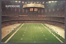 SUPERDOME Postcard Interior view Football Louisiana Sports Events Scalloped Edge picture