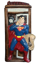 Superman In Phone Booth  Cookie Jar DC Comics 1978 #846 Great Condition VTZ picture