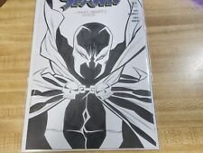 SPAWN SKETCH COVER BLANK SIGNED & SKETCHED JOHN BEATTY 1/1 W/COA. FINAL PRICE picture