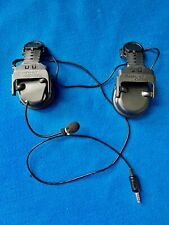 USED ROCKWELL COLLINS TACTICAL RAIL HEADPHONES & BOOM MIC picture