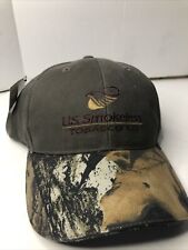 U.S. Smokeless Tobacco Company Mossy Oak Camo Baseball Adjustable Hat picture