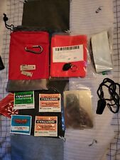Emergency Signaling kit w/ 2 Camping Mirrors, flag, Whistle,P51, P38, tape, bag  picture