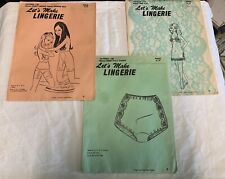 Let’s Make Lingerie GIRDLE Panty BRA & Slip 1969-70 FINAL REDUCTION picture