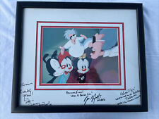 Animaniacs Yakko, Wakko, Dot Original Production Cel  1994 Signed Framed COA picture