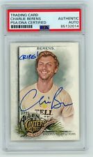 CHARLIE BERENS Signed 2022 Topps Allen & Ginter Card #281 Inscribed CRIPES- PSA picture