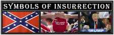 anti Trump: SYMBOLS OF INSURRECTION political bumper sticker picture