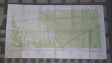 Vtg Des Moines 1944 Sectional Aeronautical Chart Map (U-6) Map Decor 44x24 picture
