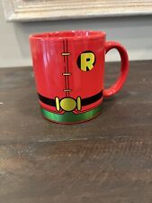 Rare DC Comics Robin Coffee Cup Mug Red GM2 (No Cape-Some Scuffs) See Pictures picture