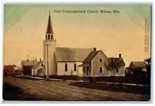 1911 First Congregational Church Chapel Exterior View Withee Wisconsin Postcard picture