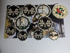 Vintage Ramar Ind, Plastic Clock Faces Lot Of 10 Racing , Sports , Birds picture