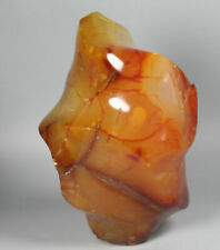 1.18lb RARE Natural flame Red Carnelian agate Crystal Freeform from Madagascar picture