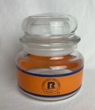 Vtg.Roadway Trucking Co. Glass Jar Canister America’s Quality Service Carrier picture